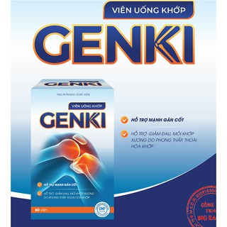 👍[COMBO 6 HỘP] XƯƠNG KHỚP GENKI  ❤️ KHỚP GENKI PHỤC HỒI XƯƠNG KHỚP - HỘP 60 VIÊN