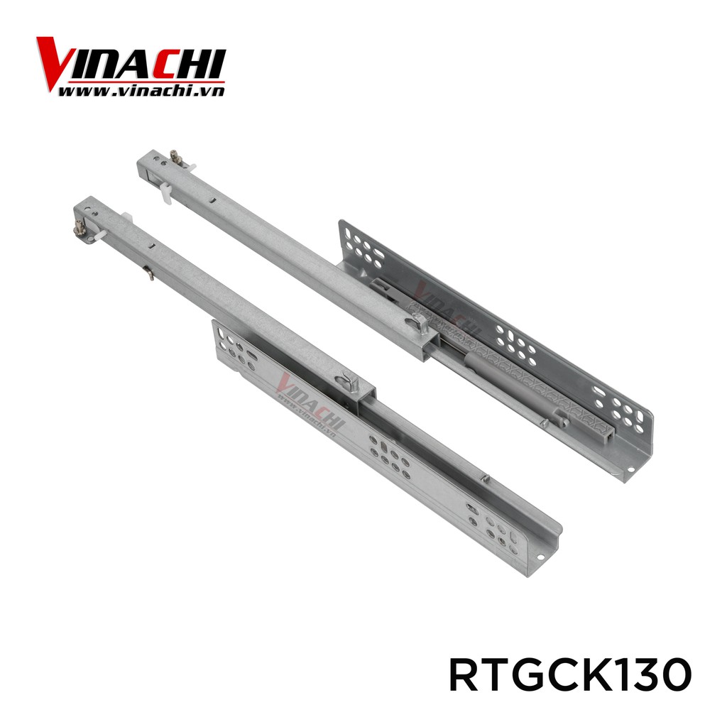 Ray Trượt Ngăn Kéo - Ray Trượt Tủ Giảm Chấn Chịu Lực Kiểu 1 Vinachi Dùng Lắp Ngăn Kéo, Ray Trượt Cửa (1 Cặp) MỘC VIỆT