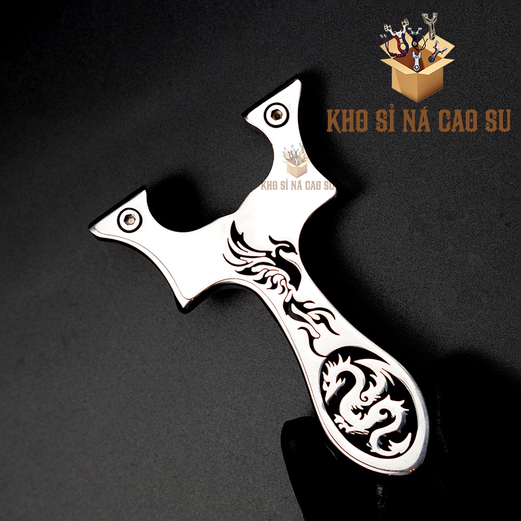 [SIÊU CHẤT] Ná cao su Long Phụng Inox 304 Cao Cấp Chống Gỉ Cầm Đầm Tay Rất Chắc Chắn, Chơi Là Ghiền, Siêu Bền Bỉ