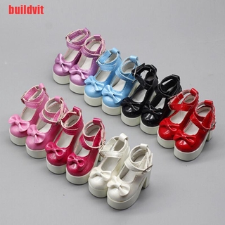 1 đôi giày cao gót công chúa dành cho búp bê bjd 60cm sd 1 / 3 1 / 4