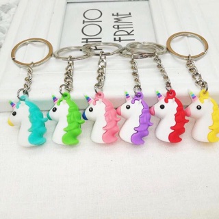 Móc khoá unicorn PVC