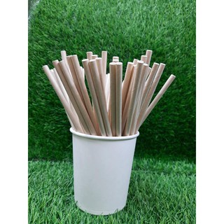 Ống hút giấy phi 6 (100 ống/bịch)