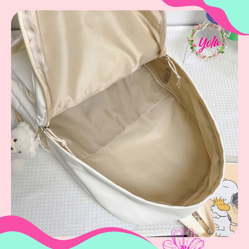 Balo nữ đi học nhiều ngăn Yola shop ullzang thời trang Hàn Quốc BALO.002