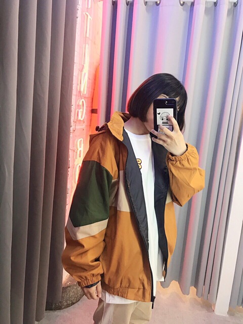 Áo Khoác Dù Form Rộng Phối Màu | BigBuy360 - bigbuy360.vn