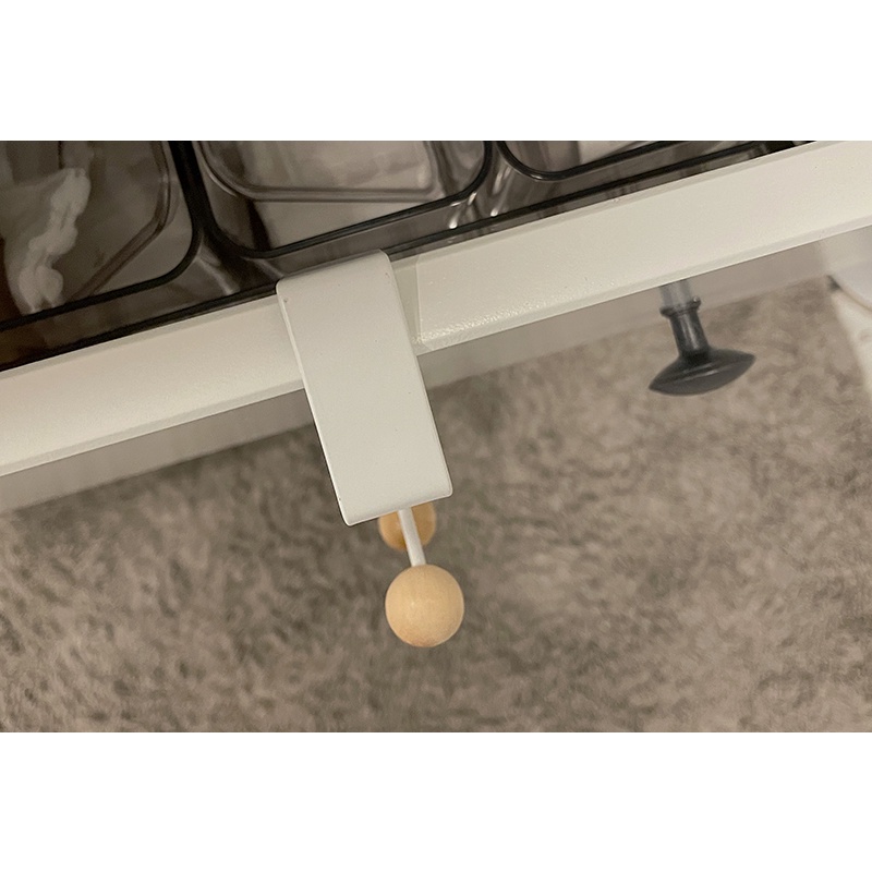 Móc treo đồ bằng kim loại không cần đục lỗ phong cách Nhật Bản tiện lợi