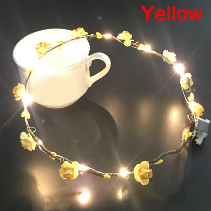 Băng Đô Hoa Có Đèn LED Phát Sáng