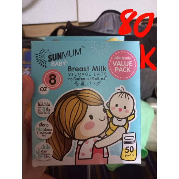 túi trữ sữa sunmum 250ml