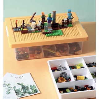 Hộp nhựa đựng chi tiết Lego nhiều ngăn