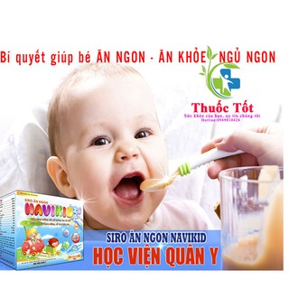 Siro ăn ngon NAVIKID Học Viện Quân Y - hộp 20 ống