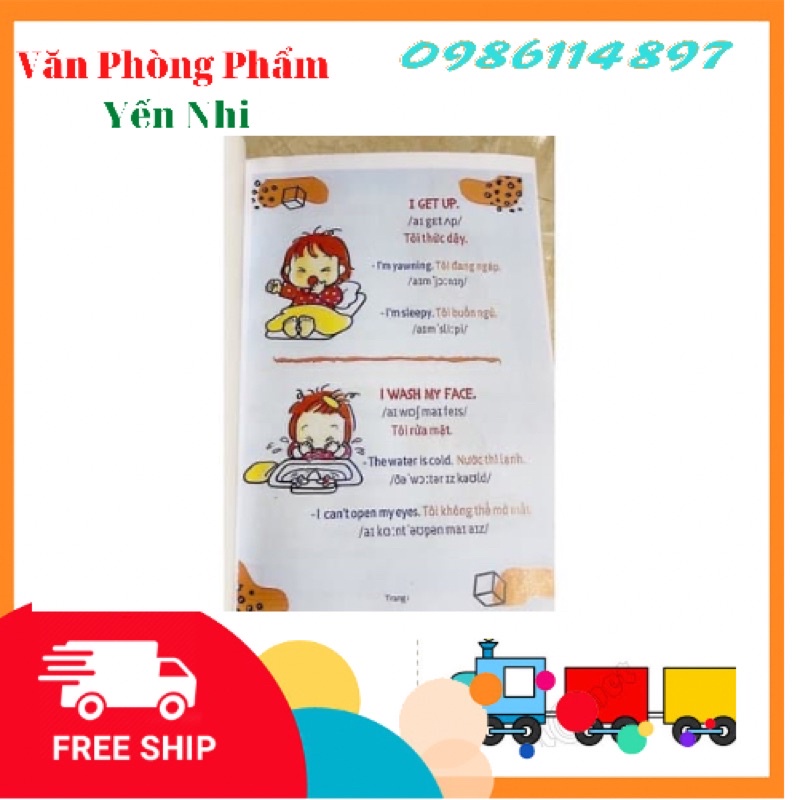 Flashcard 900 mẫu câu giao tiếp tiếng Anh cùng con