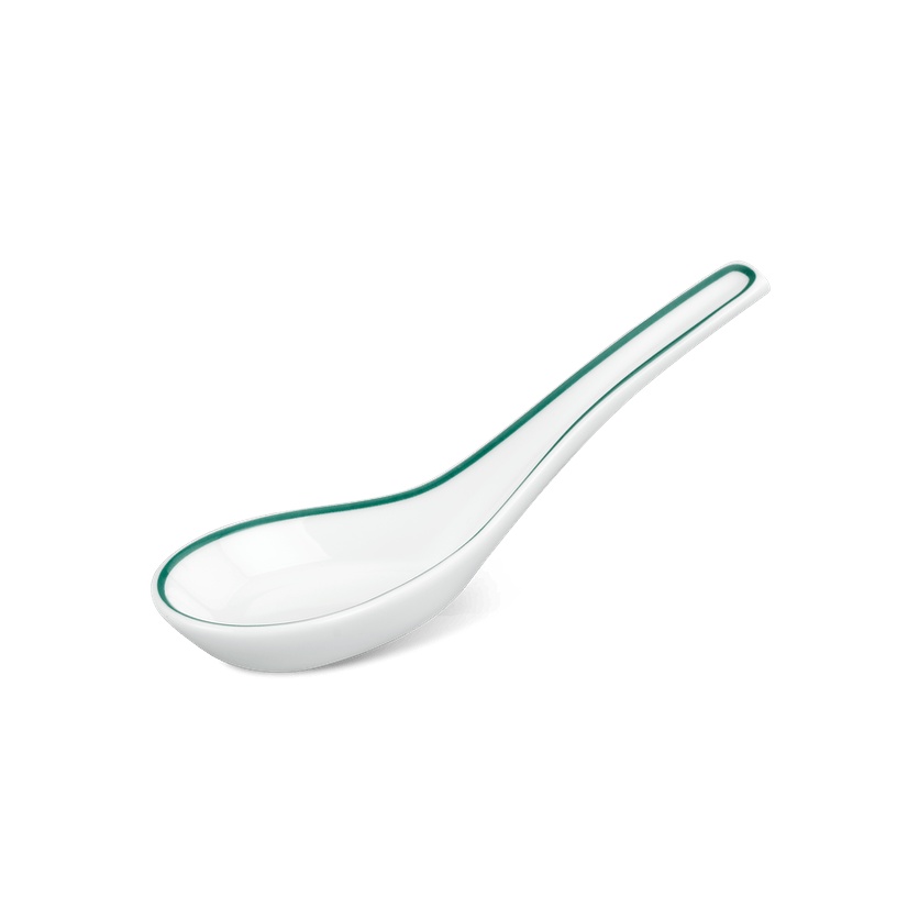 Muỗng Jasmine Chỉ Xanh Lá tinh tế và sang trọng - Gốm sứ cao cấp Minh Long I