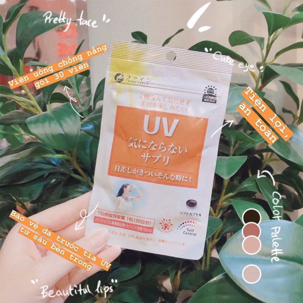 Viên Uống Chống Nắng Nhật Bản Gói 30 Viên