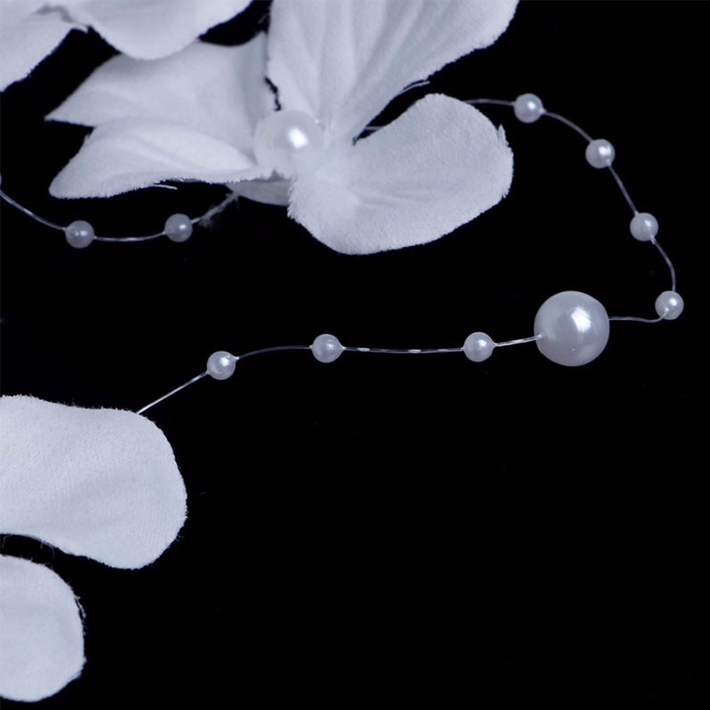 Băng đô cài tóc hình hoa đính ngọc trai