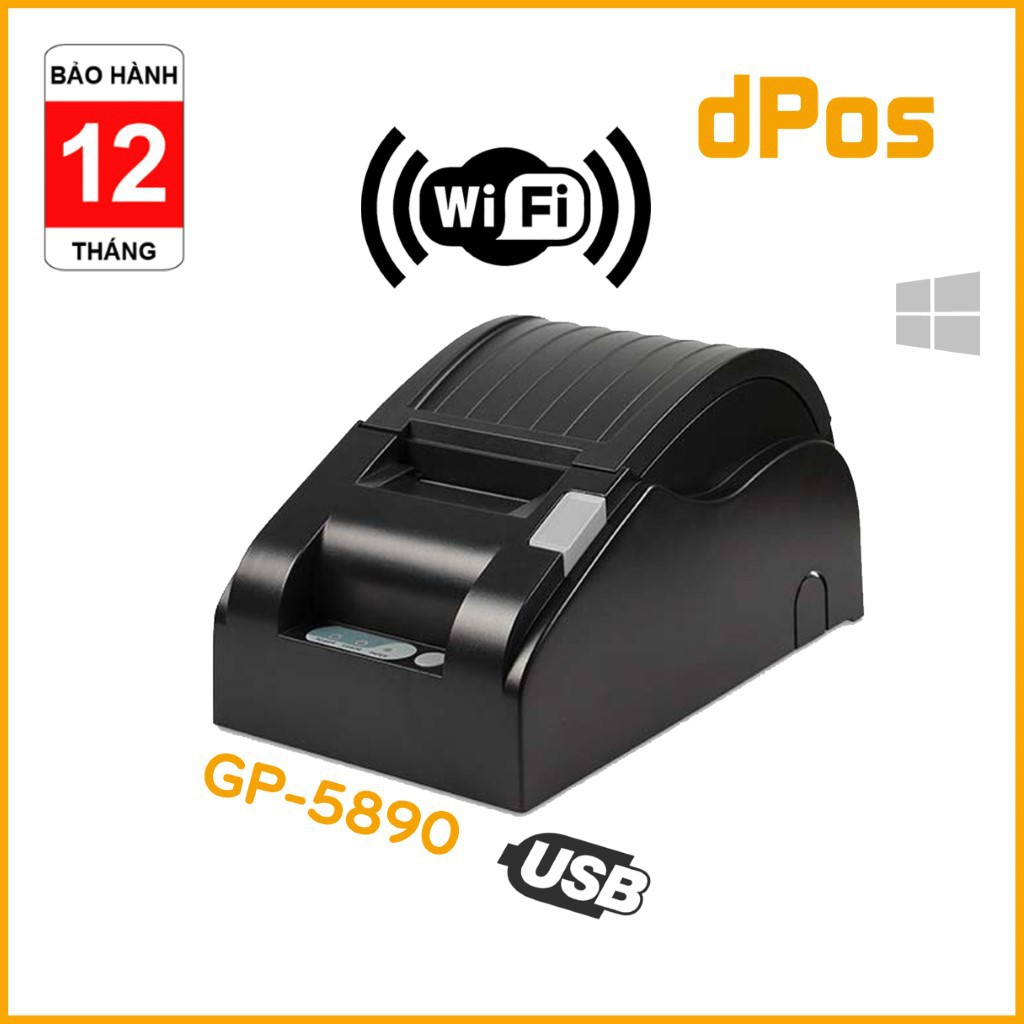 Máy In Bill tính tiền Xprinter 58iih Giá Rẻ - In Hóa Đơn Nhiệt tặng 5 cuộn bill