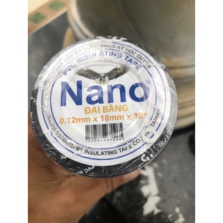 1 cuộn keo đen quấn dây điện NANO