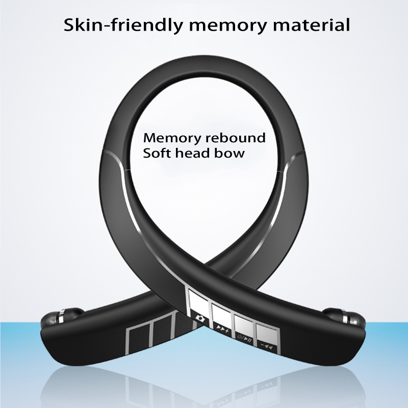 Tai Nghe Treo Cổ zzz Kèm Micro Chống Mồ Hôi Tiện Dụng Cho Dân Văn Phòng / Gym