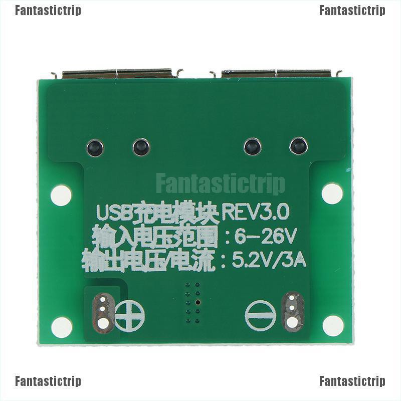 Mô Đun Hạ Áp 2 Cổng USB 9V 12V 24V - 5V DC-DC Chuyên Dụng