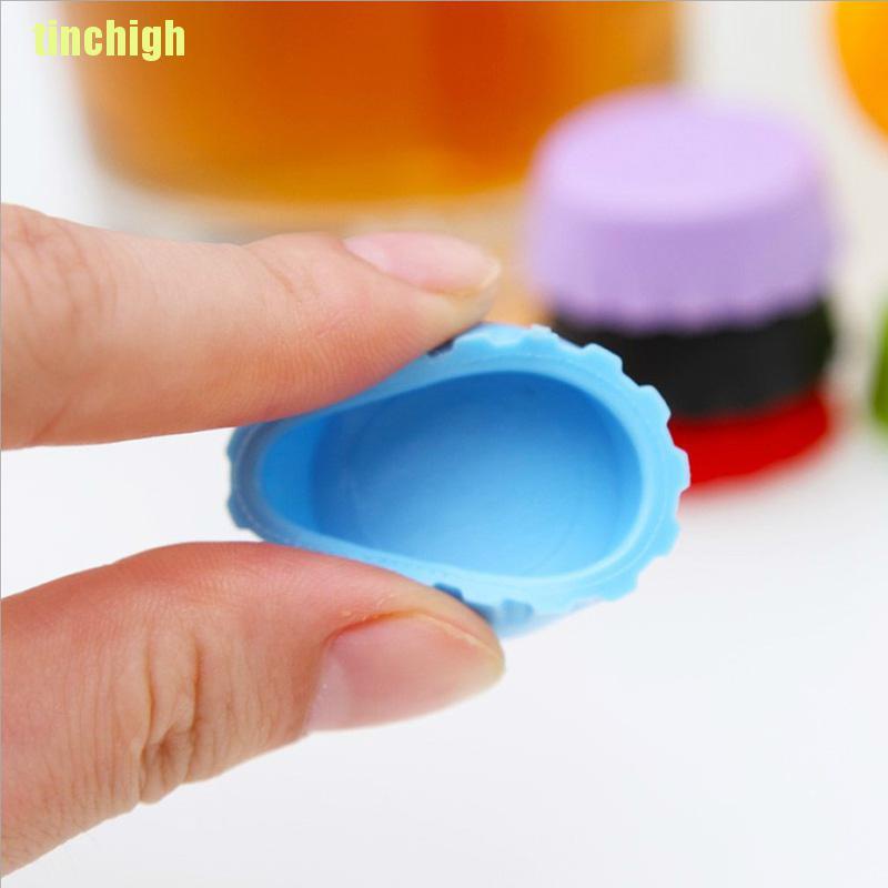 Bộ 6 nắp silicon có thể tái sử dụng nhiều màu sắc tiện dụng