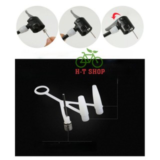 Set đầu bơm hơi đa năng 3 vòi
