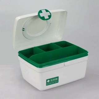 [Mẫu 2020] Hộp đựng Thuốc, Hộp Đựng Đồ Y Tế Gia Đình 2 Tầng. ĐTLV!