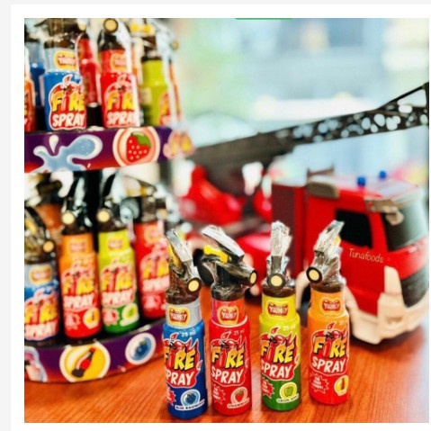 Combo 3 chiếc Kẹo Xịt Chua Cứu Hỏa Yumiy Fire Spray Candy cỡ đại 70ml các vị hàng mới về