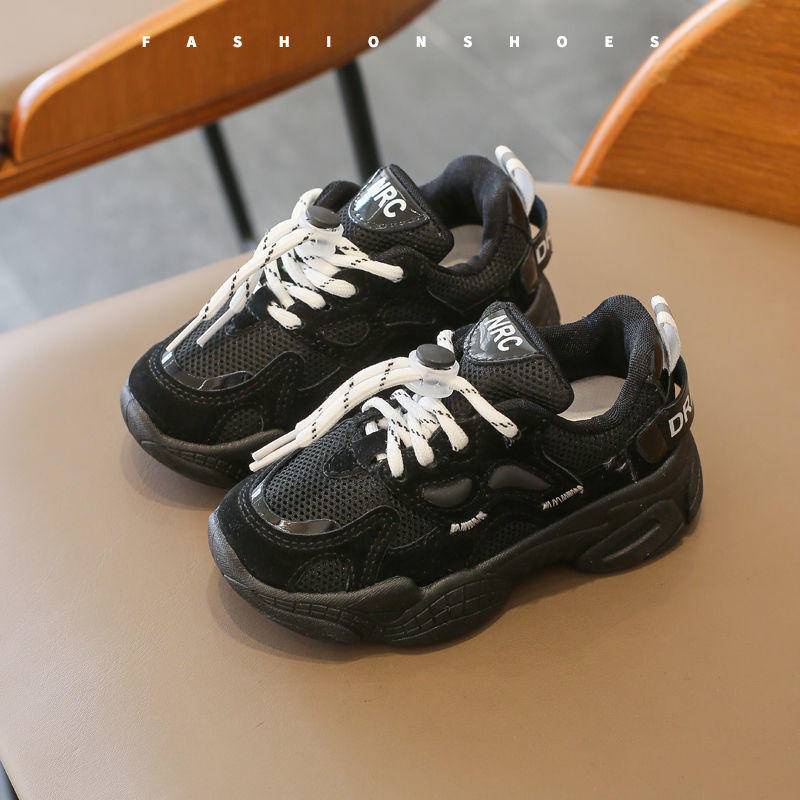 [Phong Cách Mới Về] Giày Thể Thao Phối Lưới Thoáng Khí Thoải Mái Phong Cách Hàn Quốc Cho Bé Gái