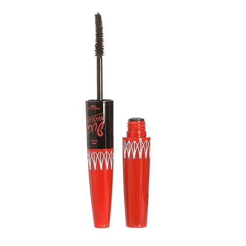 Mascara 2 đầu Sivanna Colors Super Model 5X Long Deep Black uốn cong và làm dày, dài mi.