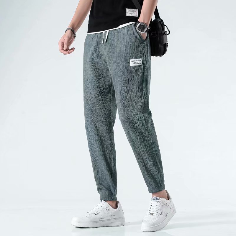 Quần Dài Thể Thao Ống Rộng Phong Cách Hàn Quốc Thời Trang Cho Nam quần jogger thể thao nam quần dài nam thể thao from rộng fashion quần ống suông nam
