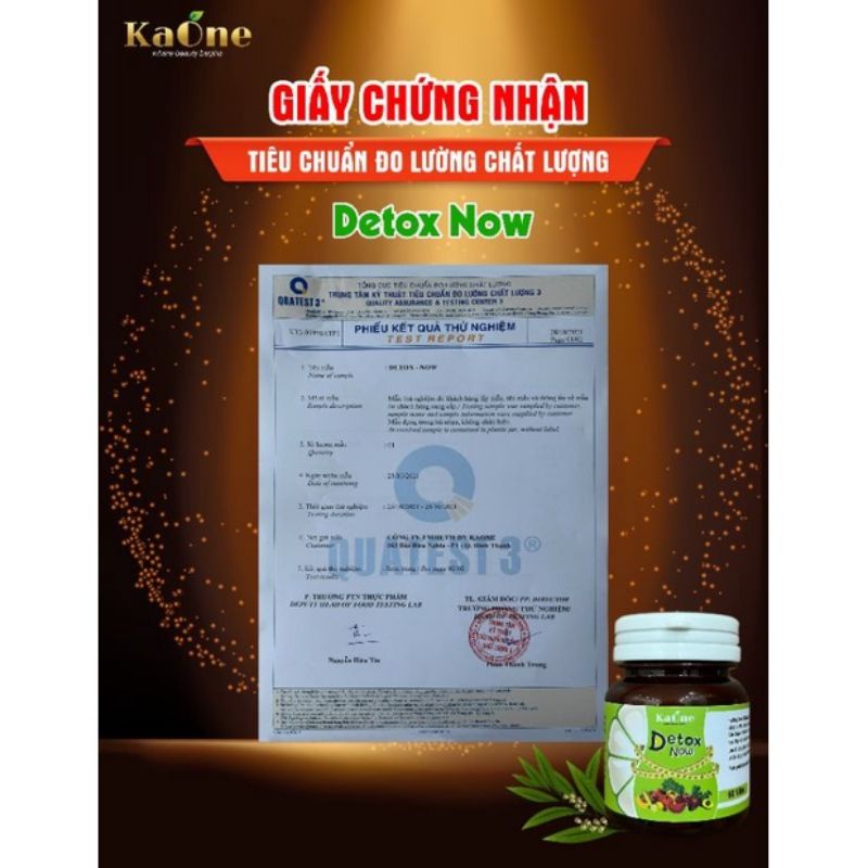 Detox Now - Detox rau của chính hãng KAONE