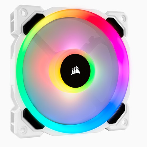 Bộ 3 quạt máy tính 120mm Corsair  LL120 Trắng RGB kèm Node PRO