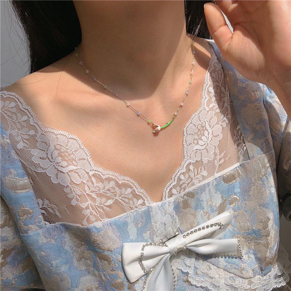 Bông Tai Choker Đính Ngọc Trai Thời Trang Dành Cho Nữ