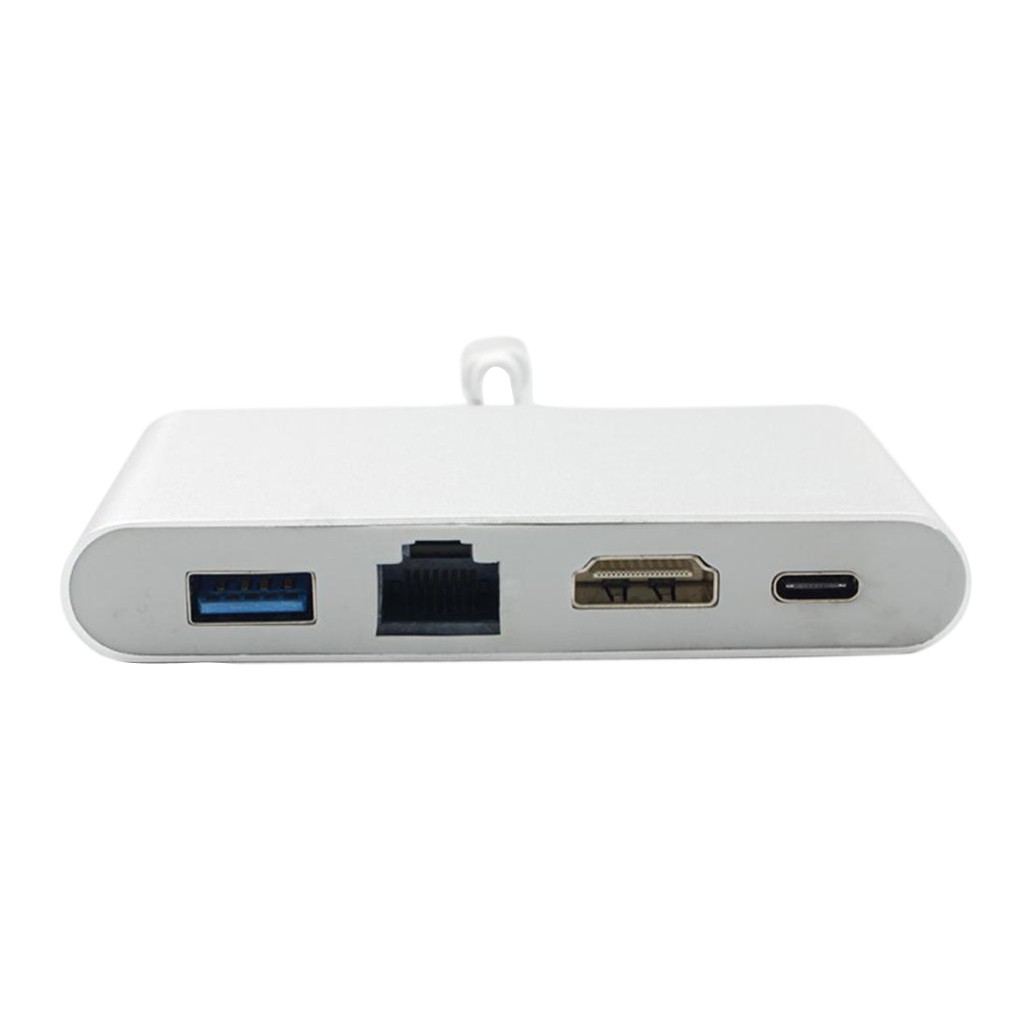 Cáp chuyển Type C to Ethernet-HDMI-USB-TYPE C .