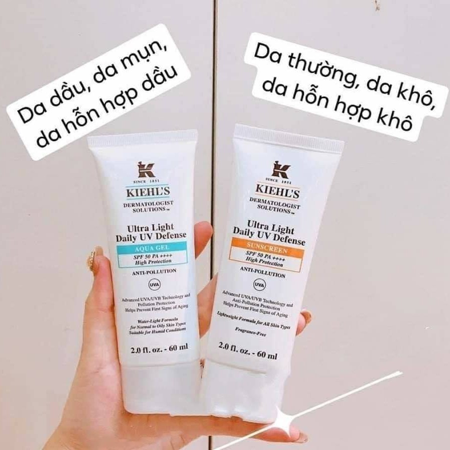 [Có Sẵn - Fullbox 60ML] Kem Chống Nắng Kiehl’s Ultra Light Daily UV Defense Sunscreen (KCN Kiehls)