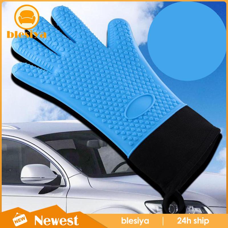 Găng Tay Cách Nhiệt Chống Bỏng Dùng Cho Nấu Ăn Đen