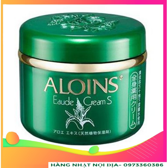 Kem Xanh Lô hội Aloins Eaude Cream Dưỡng Da Toàn Thân Hàng Nhật Nội Địa