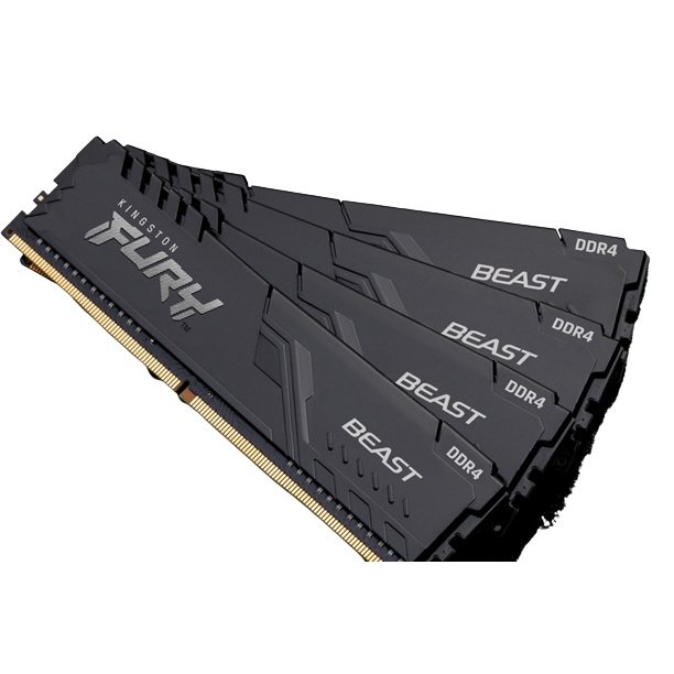 Ram PC Kingston Fury Beast Black 8GB, 16GB 2666MHz DDR4 - Hàng Chính Hãng