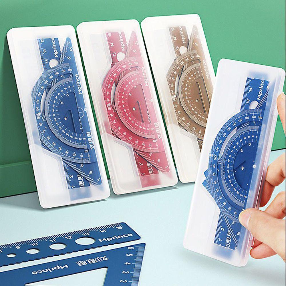 Bộ Thước Đo Hình Tam Giác Dùng Vẽ Toán Học Dành Cho Học Sinh / Văn Phòng