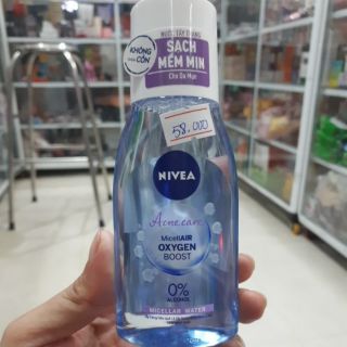 Nước tẩy trang Nivea cho da mụn 125ml!