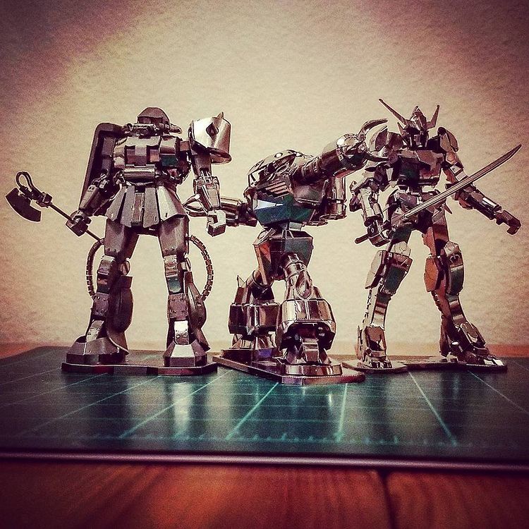 Mô hình lắp ráp kim loại 3D Gundam Machine Metal