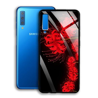 [FREESHIP ĐƠN 50K] Ốp Lưng Samsung Galaxy A7 2018 / A750 - mặt Kính Cường Lực - 03044 7885 HOABINGAN15
