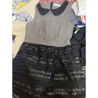 Đầm caro sát nách Size M
