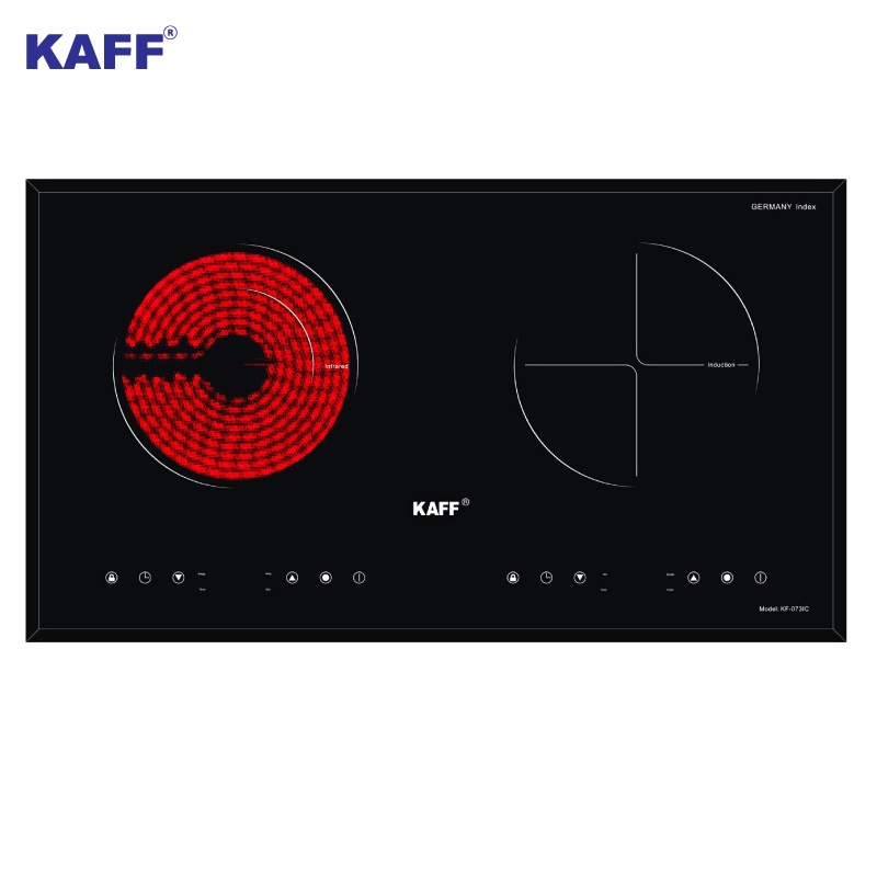 Bếp từ hồng ngoại đôi KAFF KF-073IC - HÀNG NHẬP MALAYSIA - Bảo hành chính hãng 5 năm
