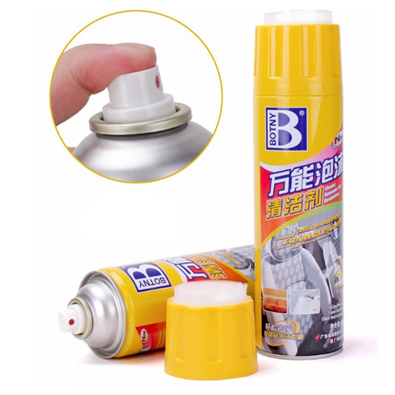 Bình Xịt Bọt Vệ Sinh Đa Năng 650ml - Vệ sinh nội thất ô tô, nhà cửa ghế da nỉ