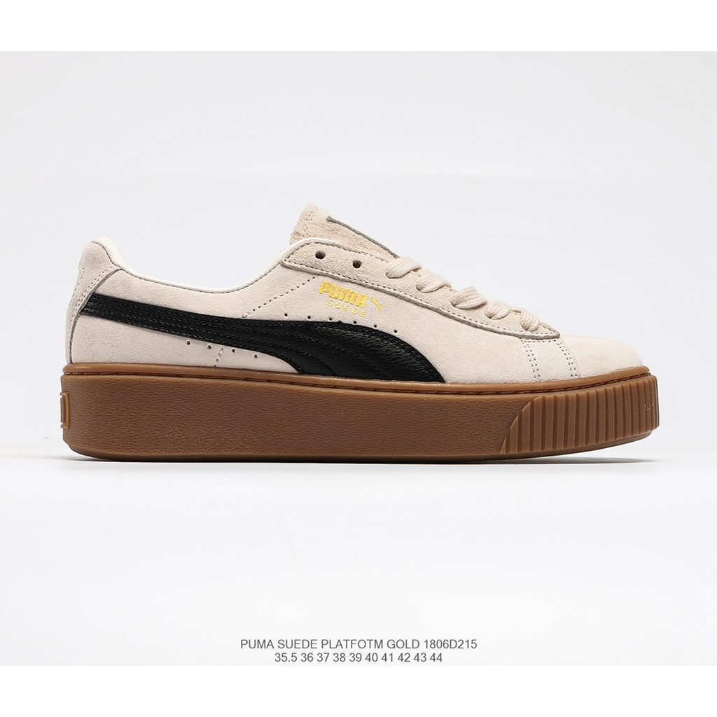 GIÀY SNEAKER MÃ SẢN PHẨM_ Puma Suede Platfotm Gold  NHIỀU MÀU PHONG CÁCH FULLBOX + FREESHIP