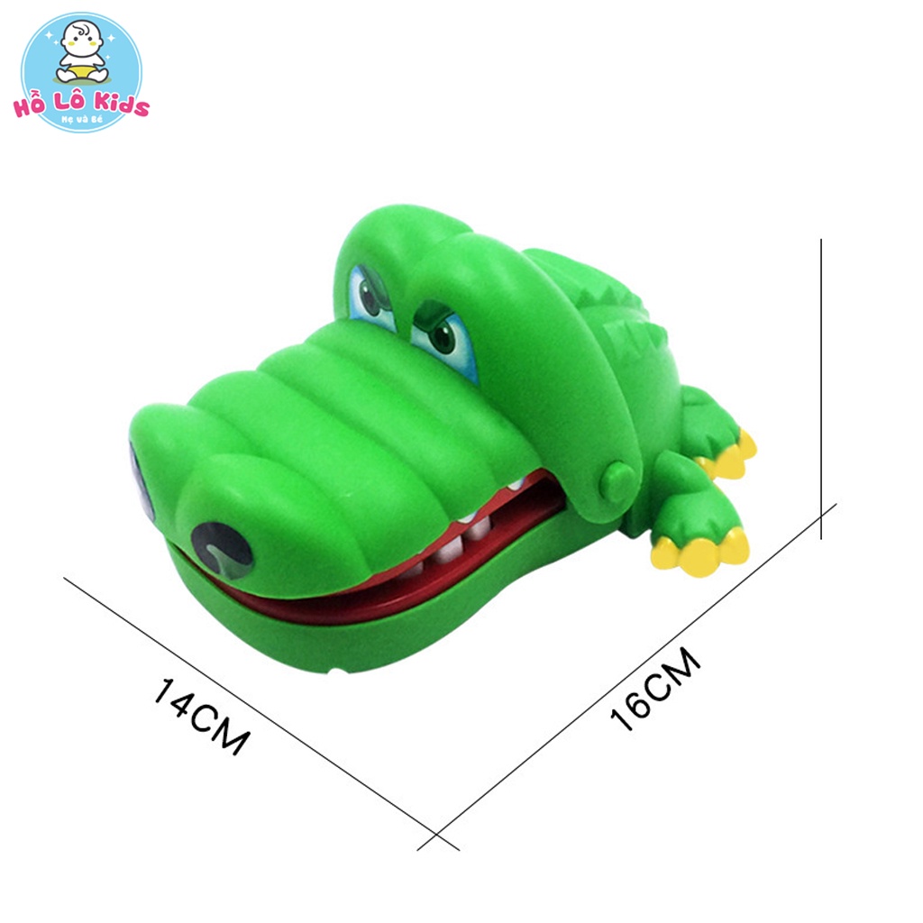 Đồ chơi khám răng cá sấu cắn tay loại to đồ chơi nha sĩ cá sấu Hồ Lô Kids