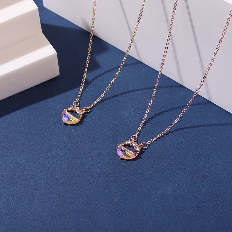 Vòng cổ mặt lấp lánh tinh tế cho bạn thân