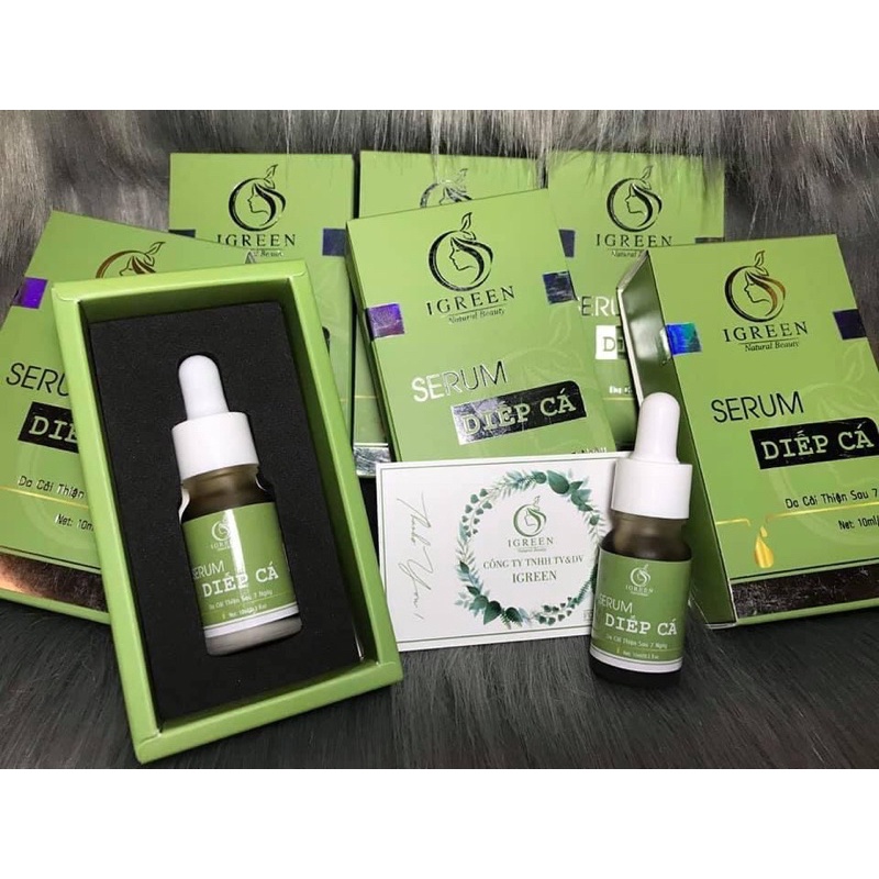 Serum Diếp Cá: - Sạch bay tất cả các loại mụn sau 7 ngày! - Sạch thâm, da sáng đều màu! - Kiềm dầu, se khít | BigBuy360 - bigbuy360.vn