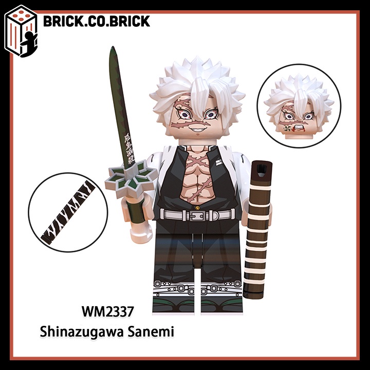 Thanh Guơm Diệt Quỷ Đồ Chơi Lắp Ráp Mô Hình Demon Slayer Xếp hình Minifigure Kimetsu No Yaiba WM6137