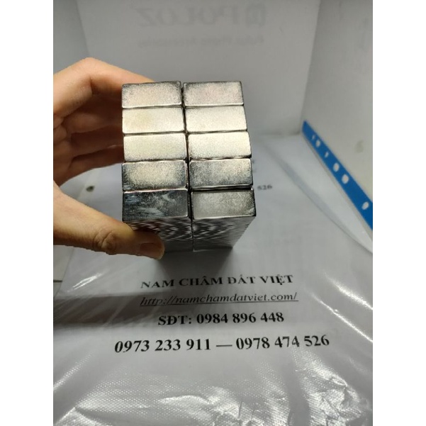 Nam châm 30*15*3mm nam châm trắng siêu hít. nam châm gắn xe đạp điện, nam châm thí nghiệm, nam châm hình chữ nhật trắng