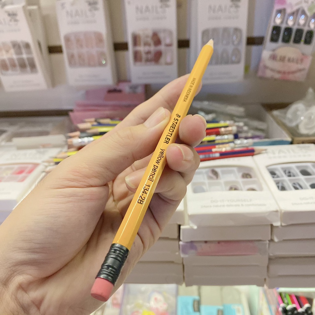 Bút chì gỗ cao cấp 2b kèm tẩy Made in Indonesia